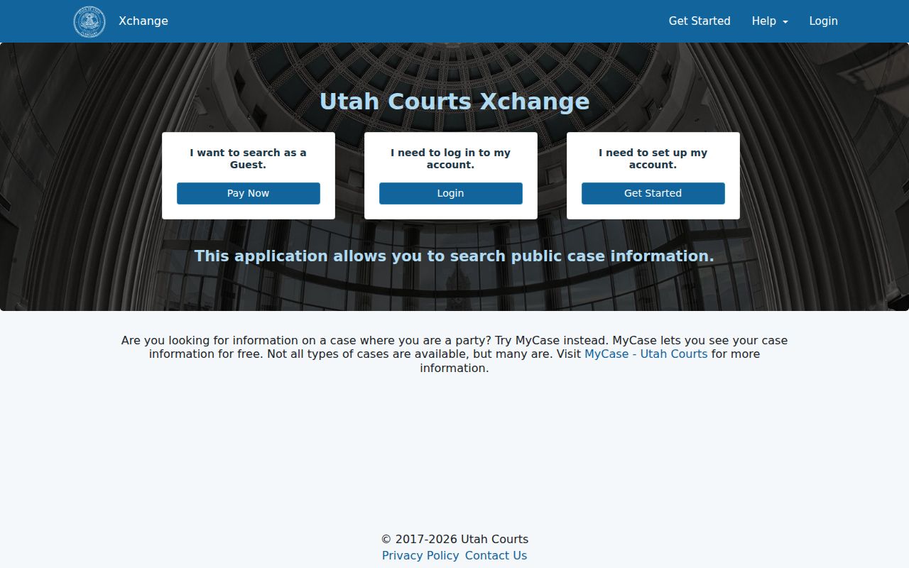 Kearns residents directory Utah Xchange public case search