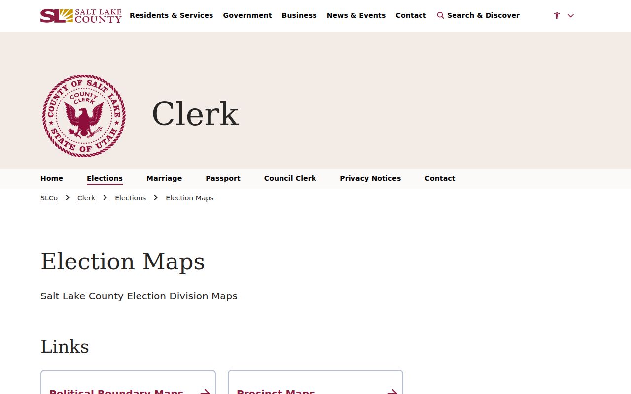 Kearns neighbors Salt Lake County election maps and district context